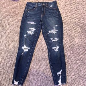 american eagle ripped jeans